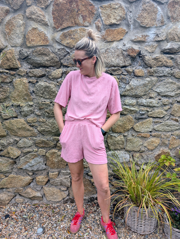 Pink Towelling Set--LNH Edit