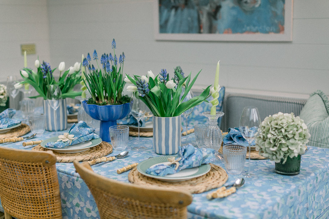 Orchid Blue Rectangular Tablecloth