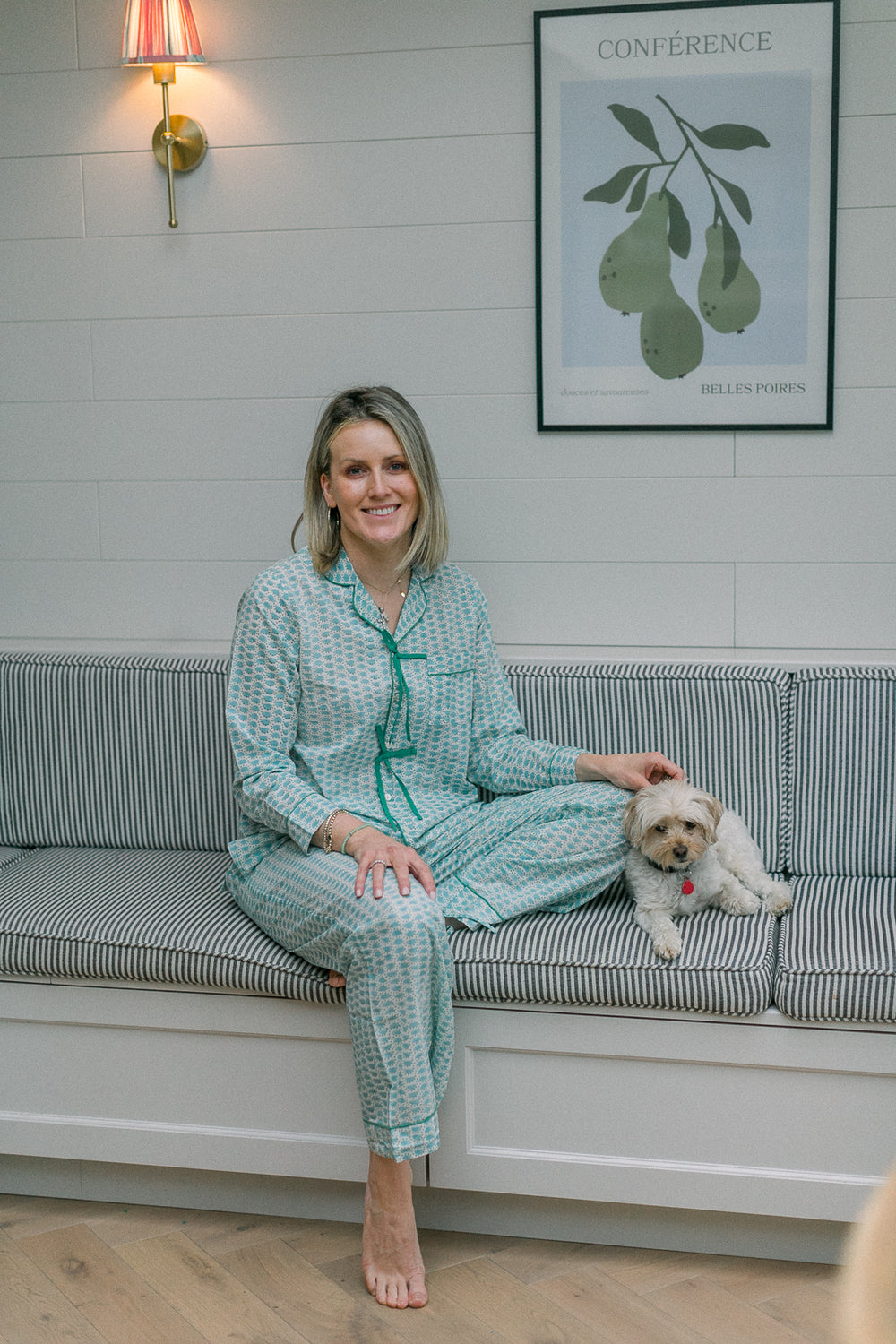 Eloise bow Pyjama Set-Pyjamas-LNH Edit