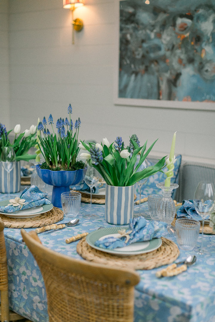 Orchid Blue Rectangular Tablecloth