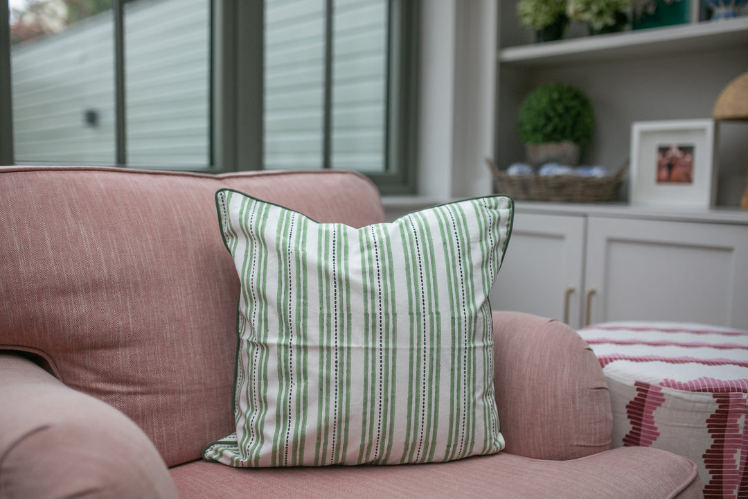 Elsie Green Cushion Cover-Cushion Covers-LNH Edit