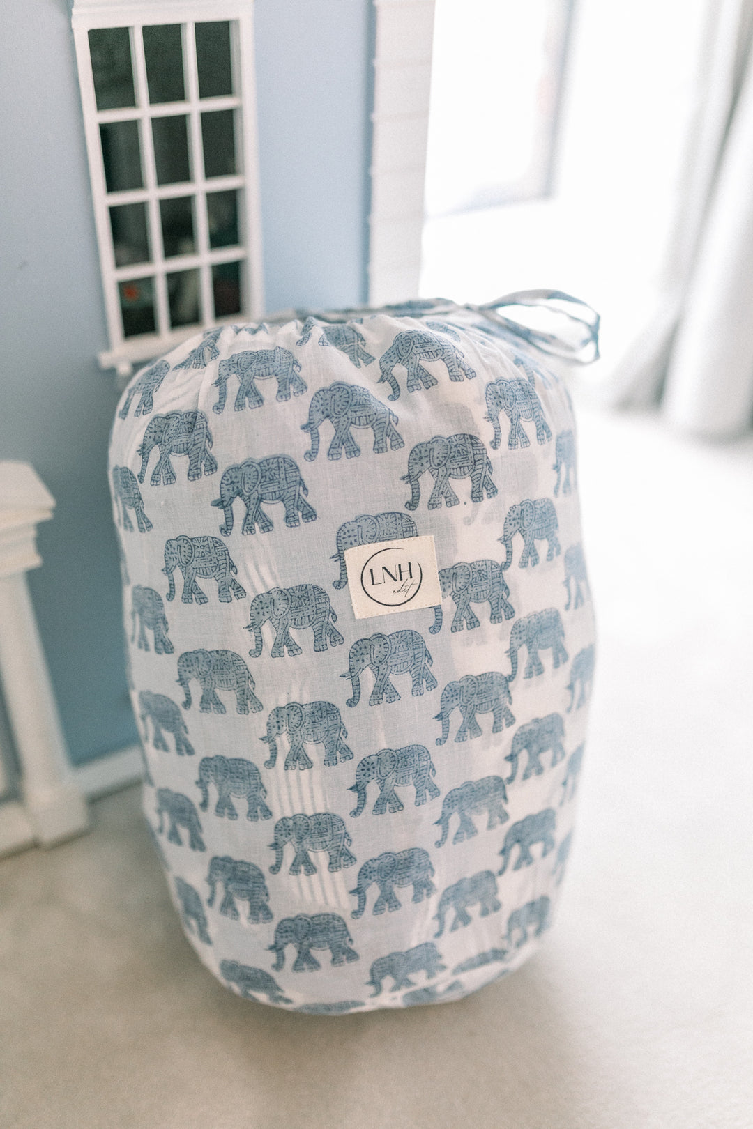 Blue Elephant Quilt-Quilts-LNH Edit