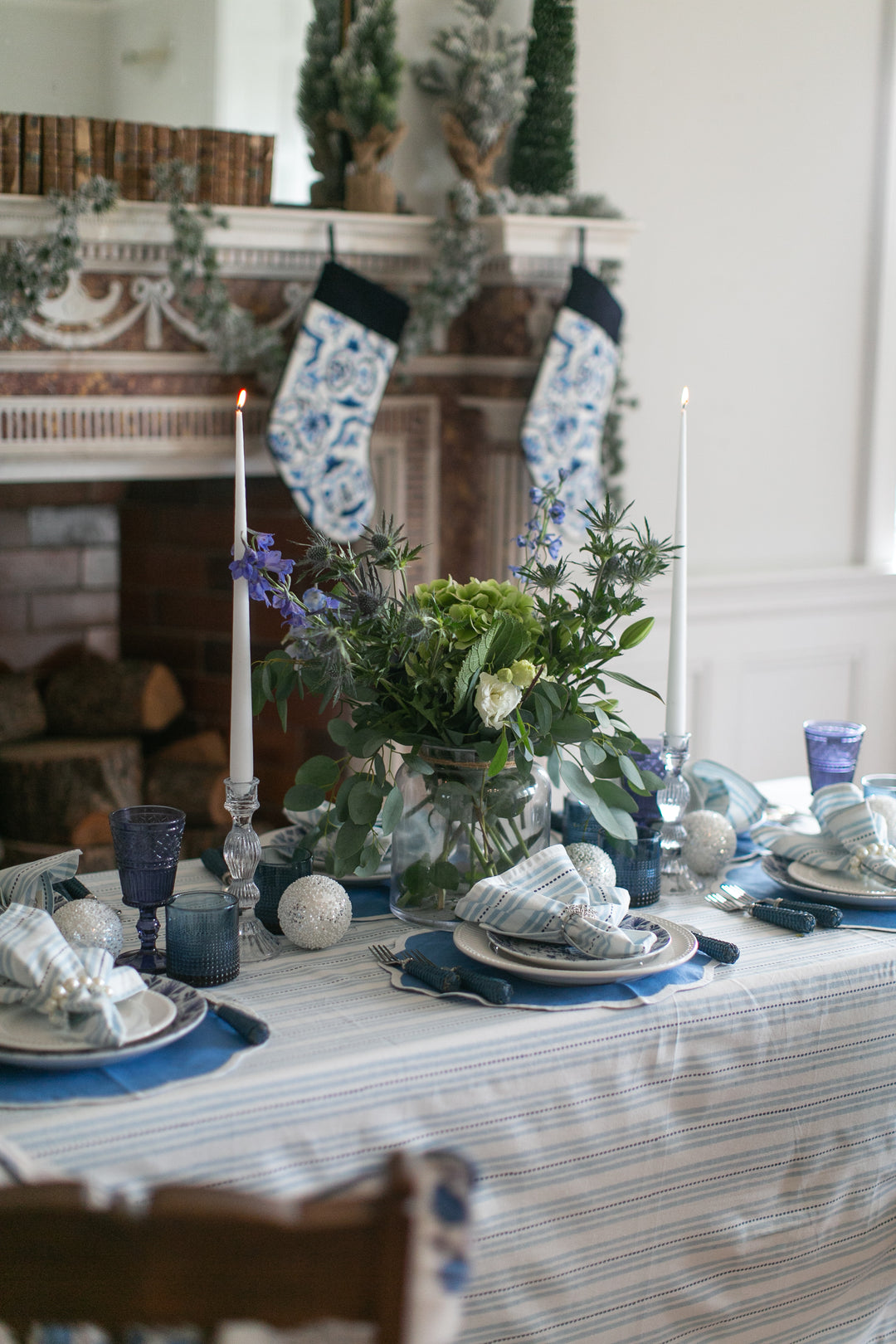 Elsie Blue Tablecloth