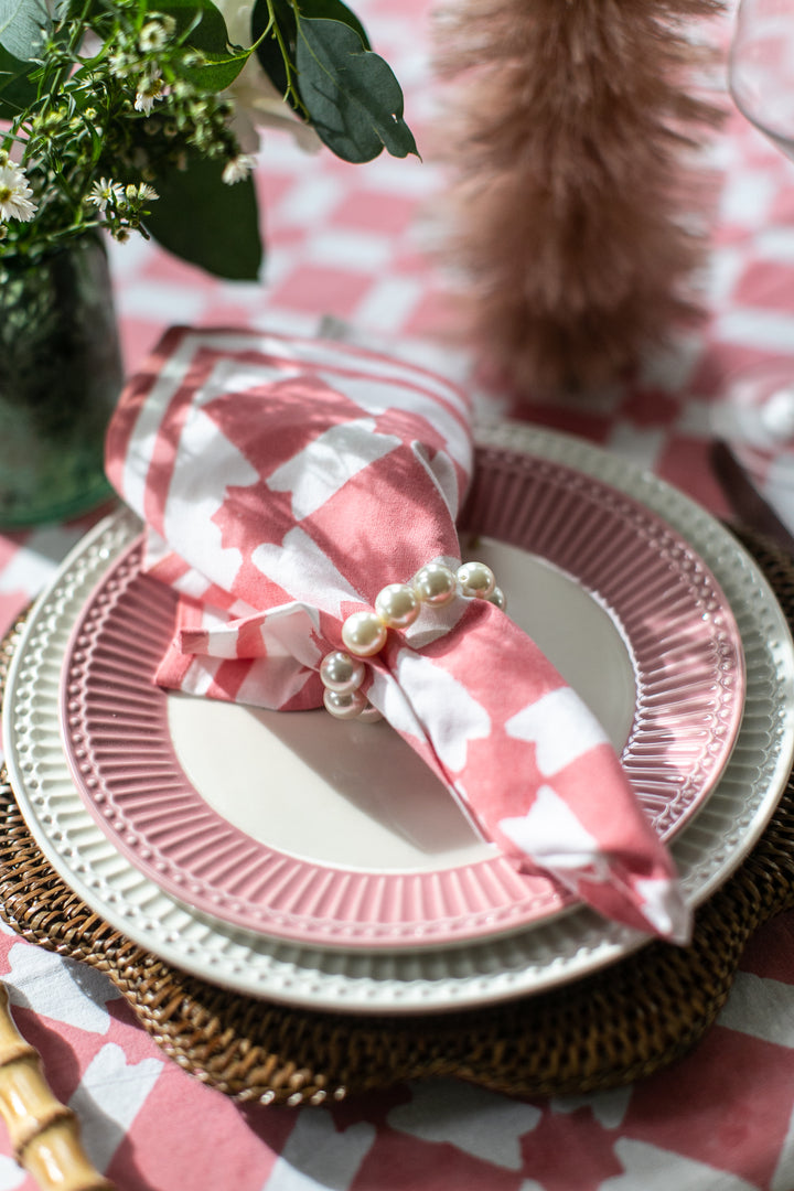 Adeline Pink Napkin, Set of 4