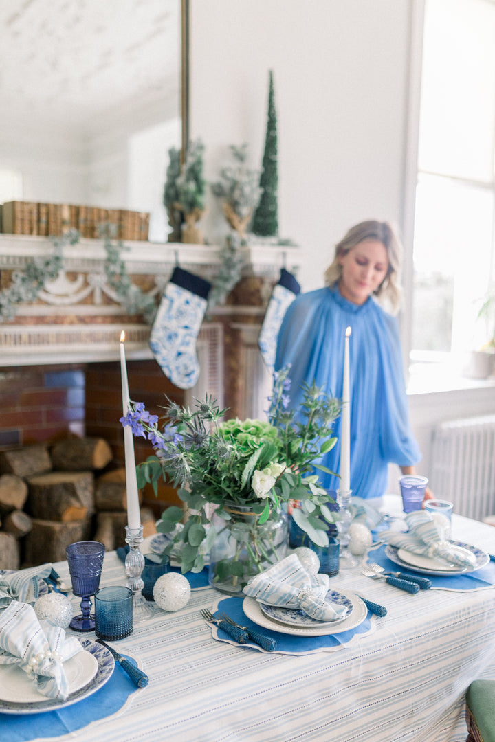 Elsie Blue Tablecloth