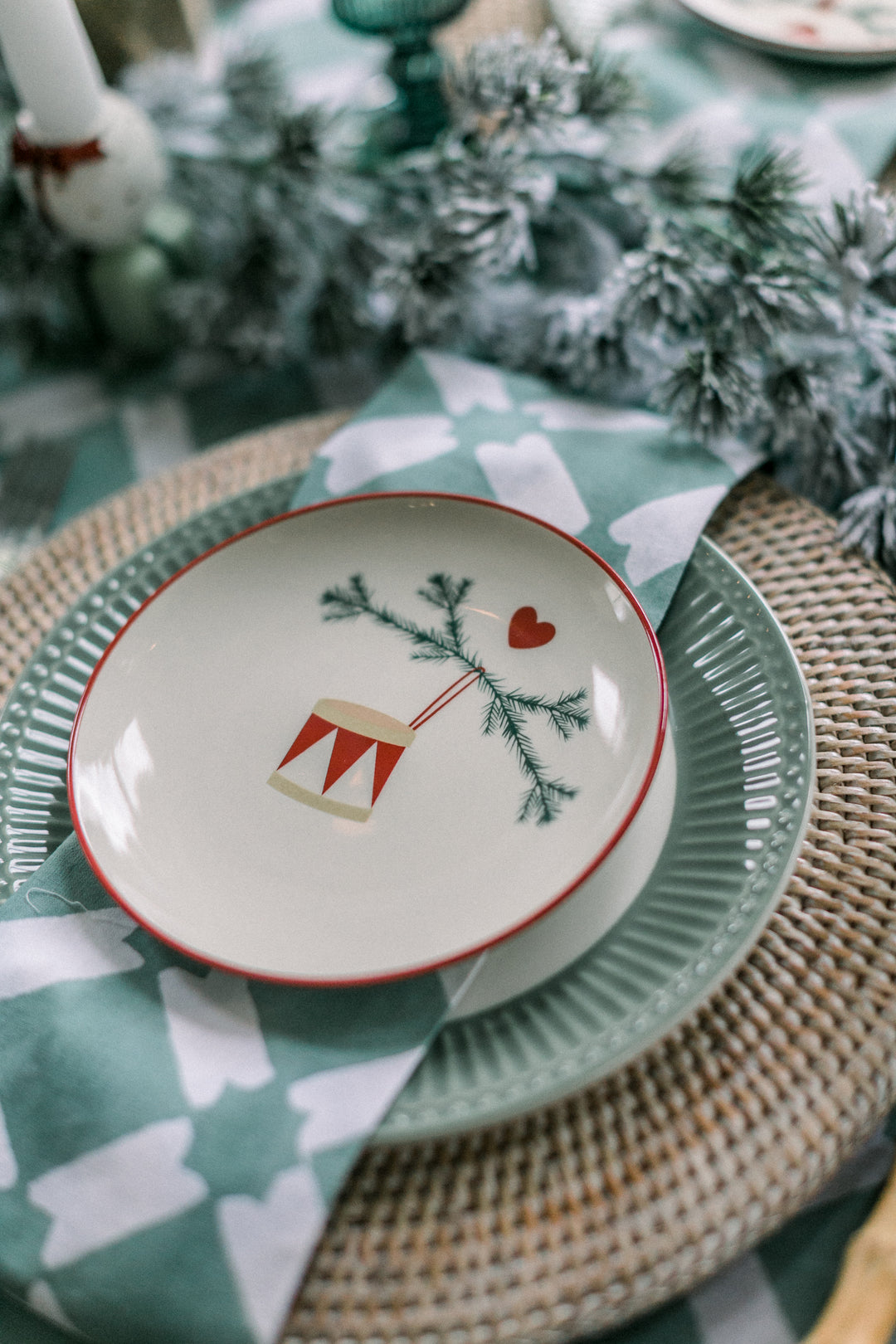 Adeline Seagreen Tablecloth