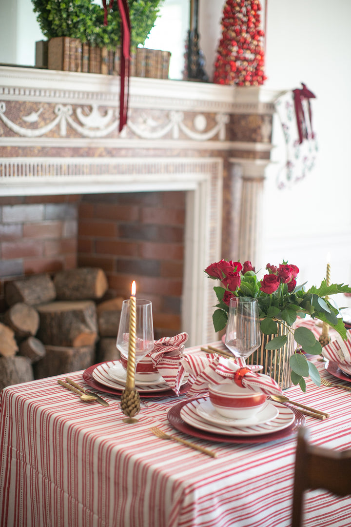 Elsie Red Tablecloth