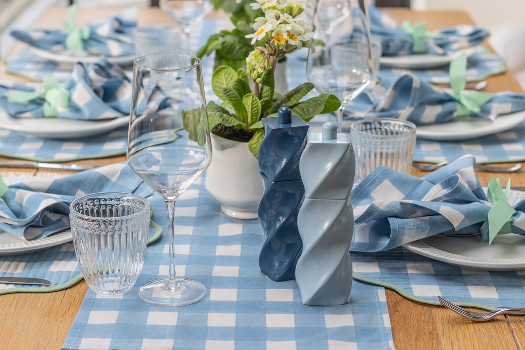 Riley Salt & Pepper Mill, Set of 2 Blue