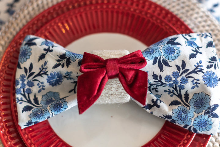 Thistle Blue Napkins, Set of 4