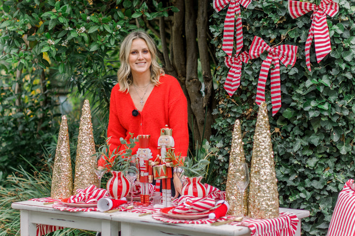 Gold Sequin Cone Tree – 2 Sizes, Sold Individually