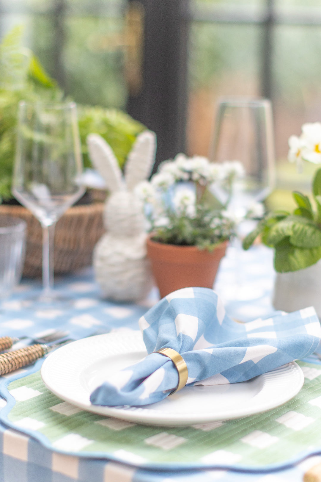 Gold Table Napkin Rings, Set of 4