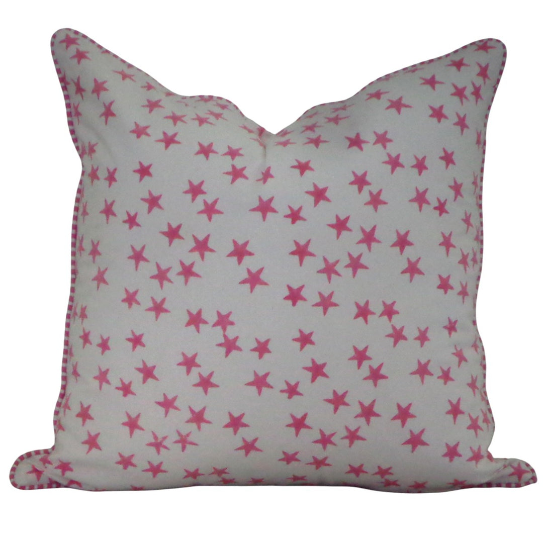 Star Pink Cushion Cover