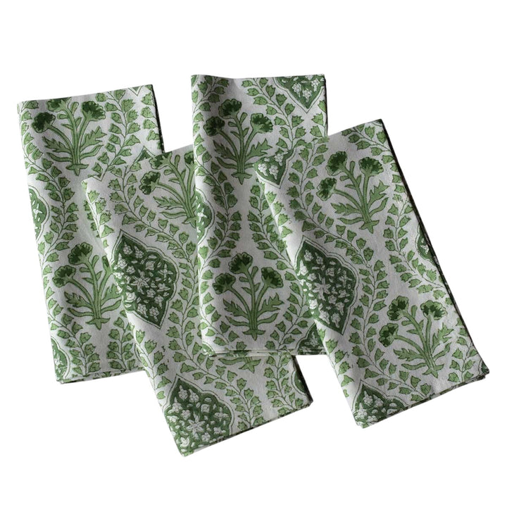 Green Trellis Napkin, Set of 4