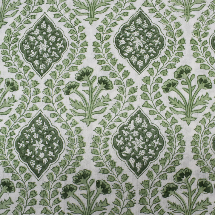 Trellis Green Rectangular Tablecloth
