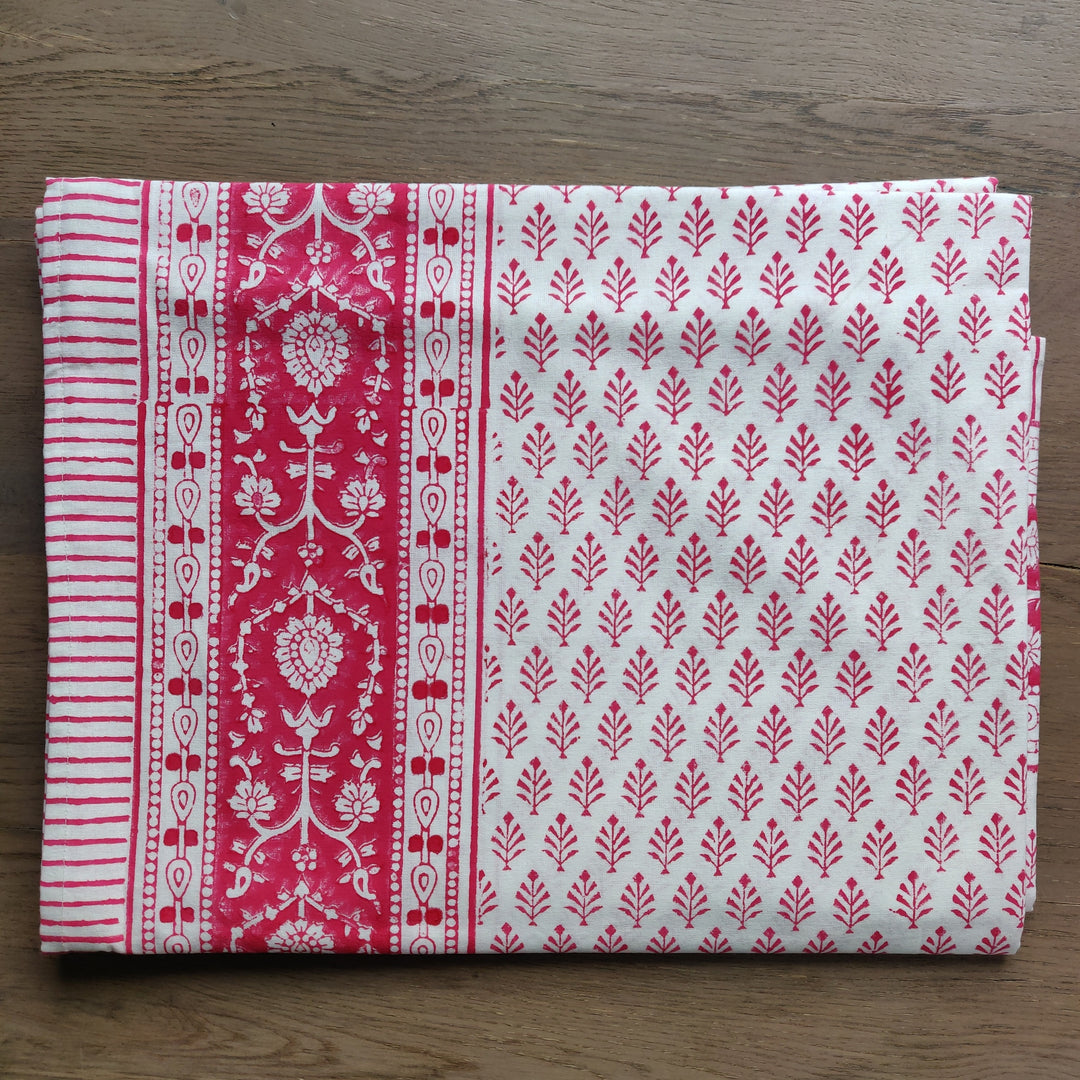 Sofia Red  Rectangular Tablecloth-Tablecloths-LNH Edit