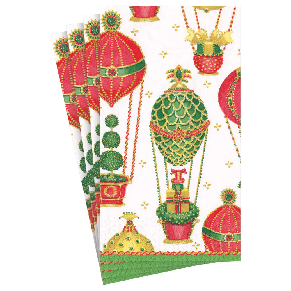 Christmas in the Air Paper Guest Towel Napkins-Napkins-LNH Edit