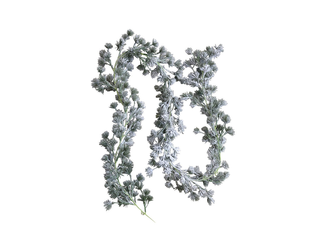 Cedar vine garland with snow-Seasonal Decorations-LNH Edit