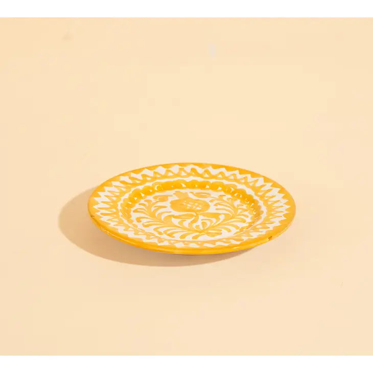Yellow Side Salad Plate, sold individually-Side Plates-LNH Edit