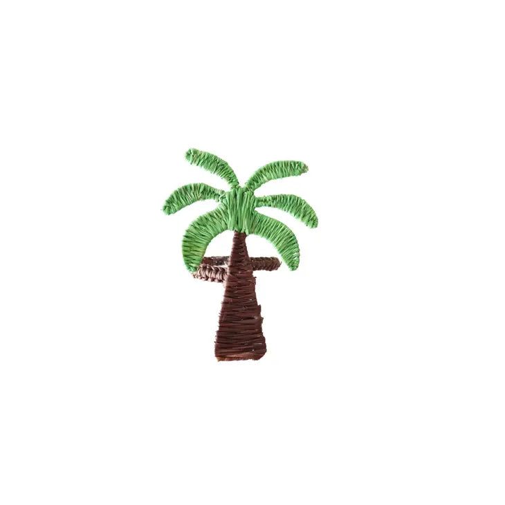 Palm Tree hand woven Napkin Rings, Sold individually-Napkin Rings-LNH Edit