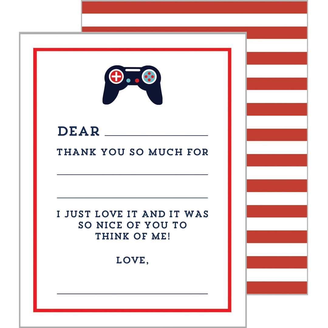 Video Games Fill-in-the-Blank Flat Notecards-Notecards-LNH Edit