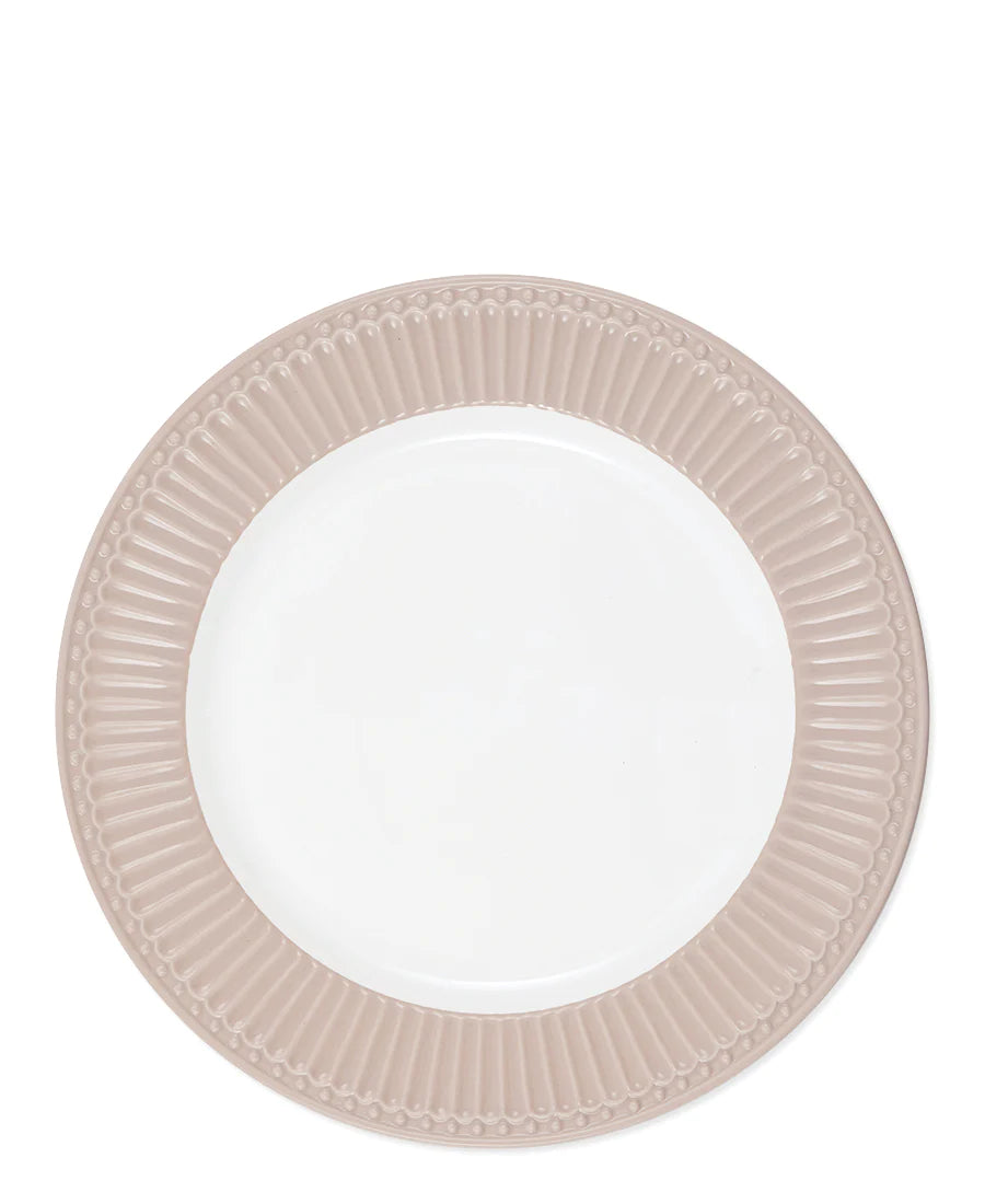 Alice Creamy Fudge Dinner Plate, Set of 6-Dinner Plates-LNH Edit