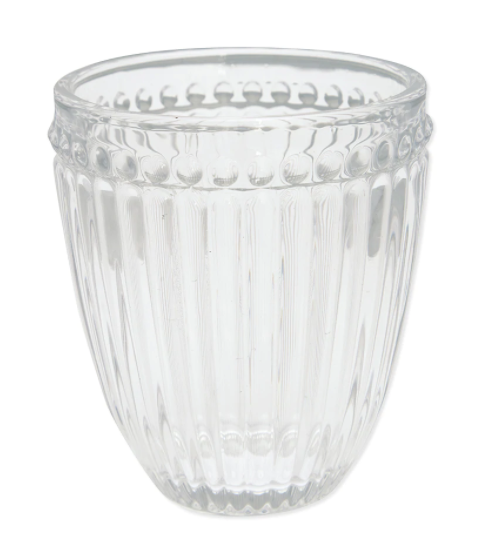 Alice Glass Tumbler, Clear, Set of 6-Water Glasses-LNH Edit