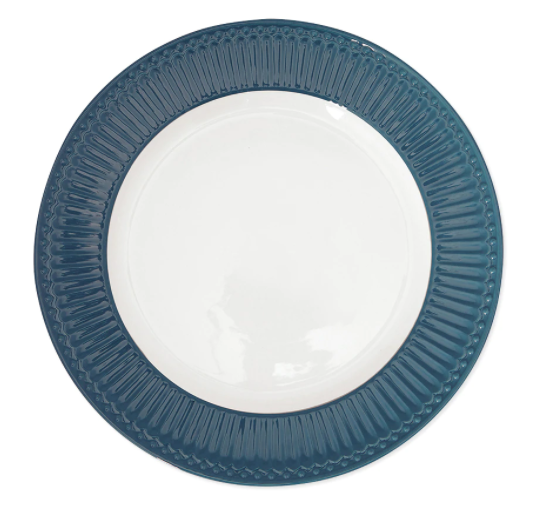 Alice Ocean Blue Dinner Plate, Set of 6-Dinner Plates-LNH Edit