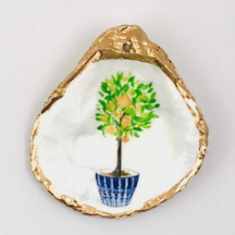 Clementine Tree Hand Painted Oyster Shell-Trays-LNH Edit