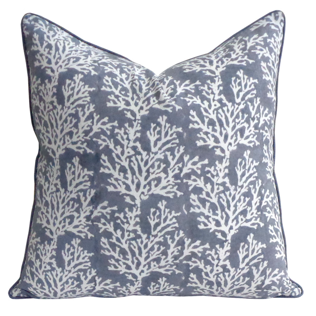 Coral Grey Cushion Cover-Cushion Covers-LNH Edit
