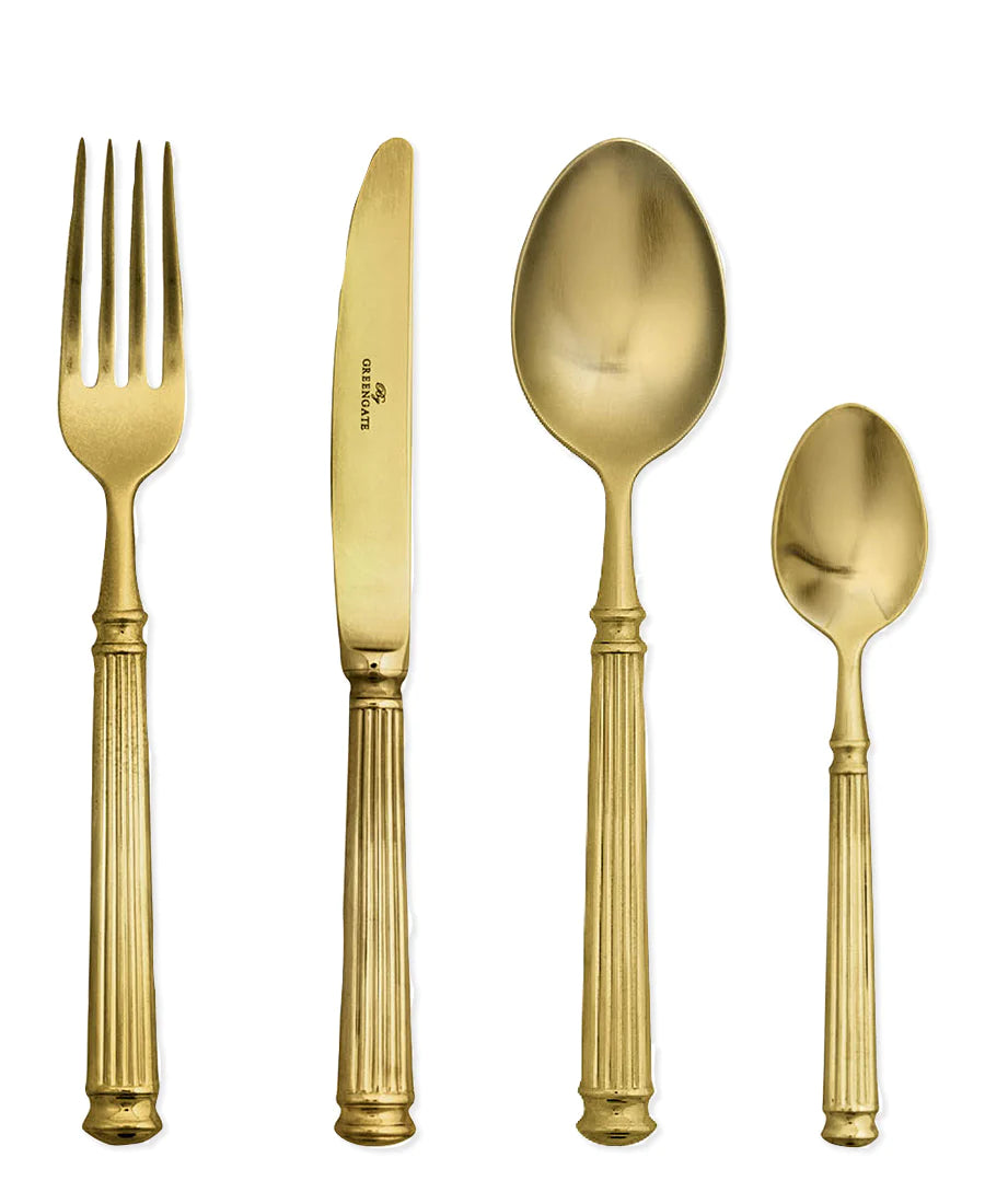 Gold Cutlery Dinner Set of 4-Cutlery Sets-LNH Edit