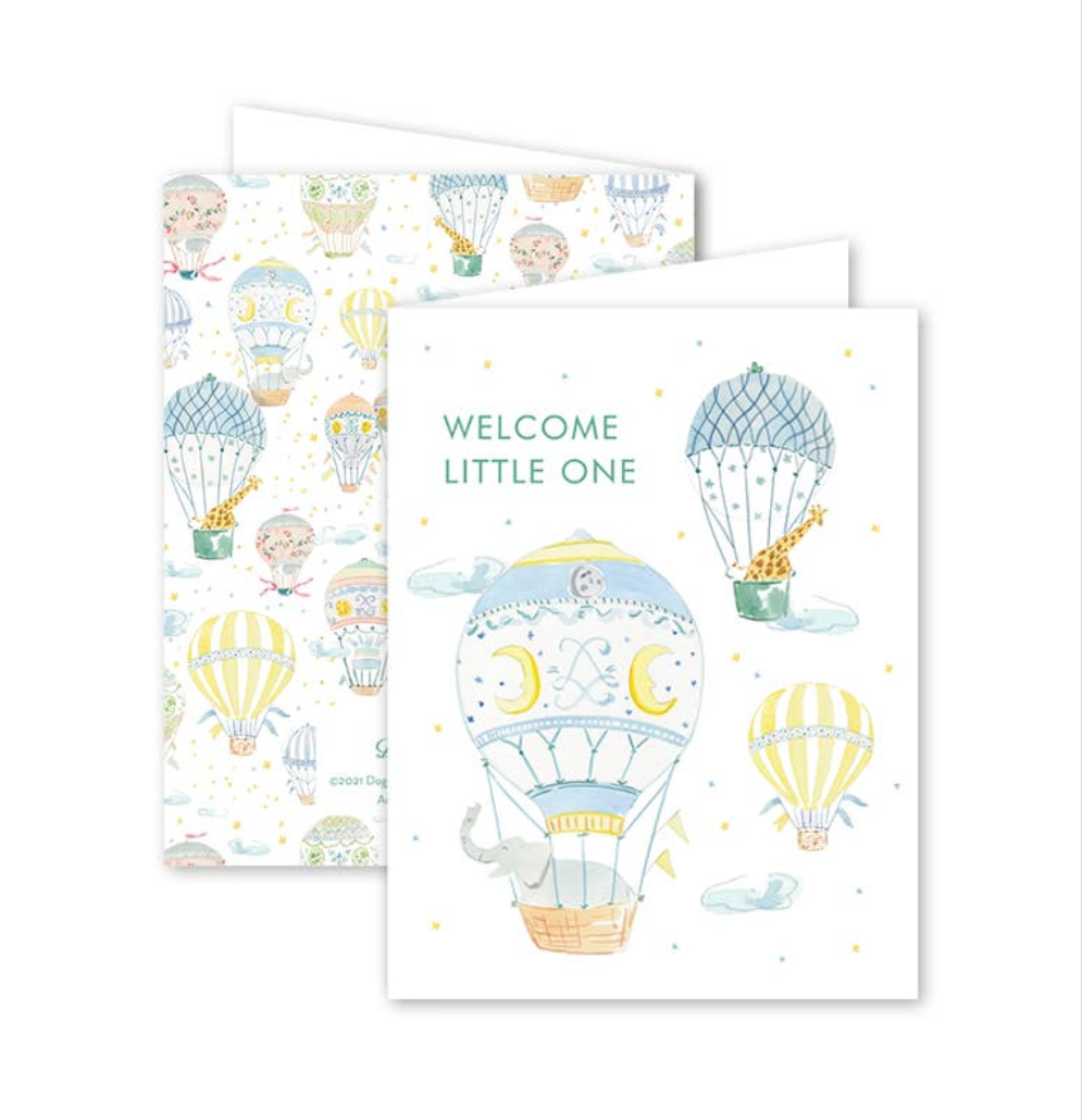 Balloon Festival Card-Greeting Cards-LNH Edit