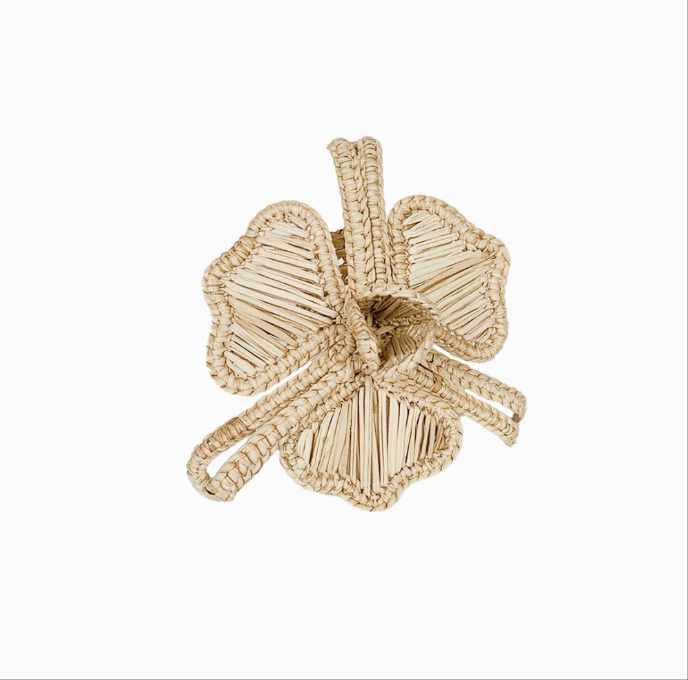 Flower hand woven Napkin Rings, Sold individually-Napkin Rings-LNH Edit