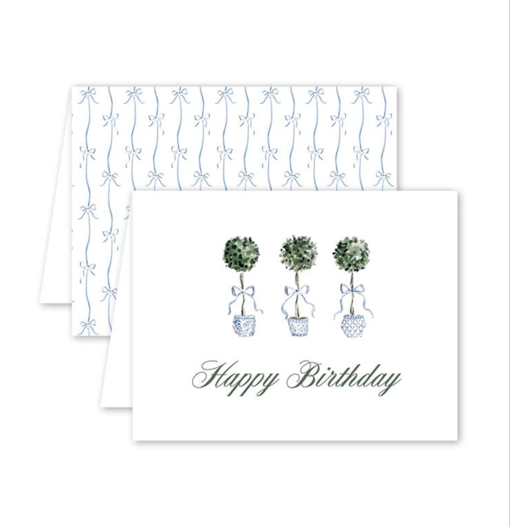 Topiary Birthday Card-Greeting Cards-LNH Edit