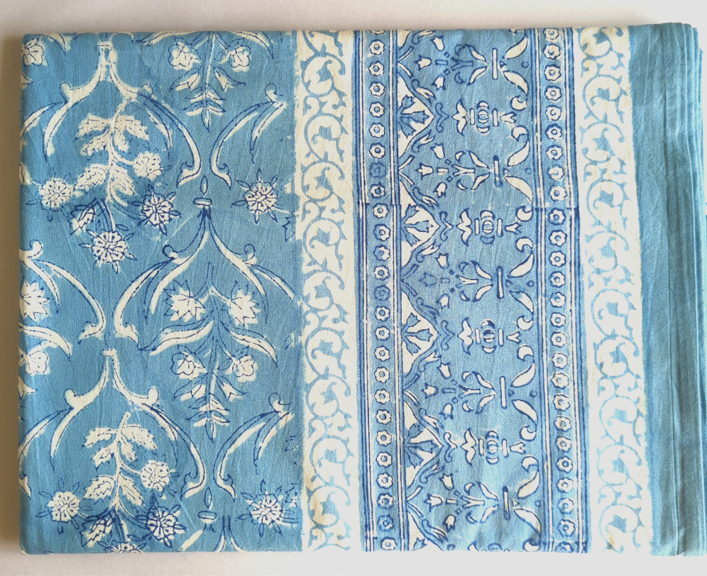 Allesa Blue Rectangular Tablecloth-Tablecloths-LNH Edit