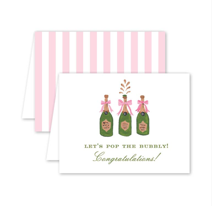 Champagne Congrats Card-Greeting Cards-LNH Edit