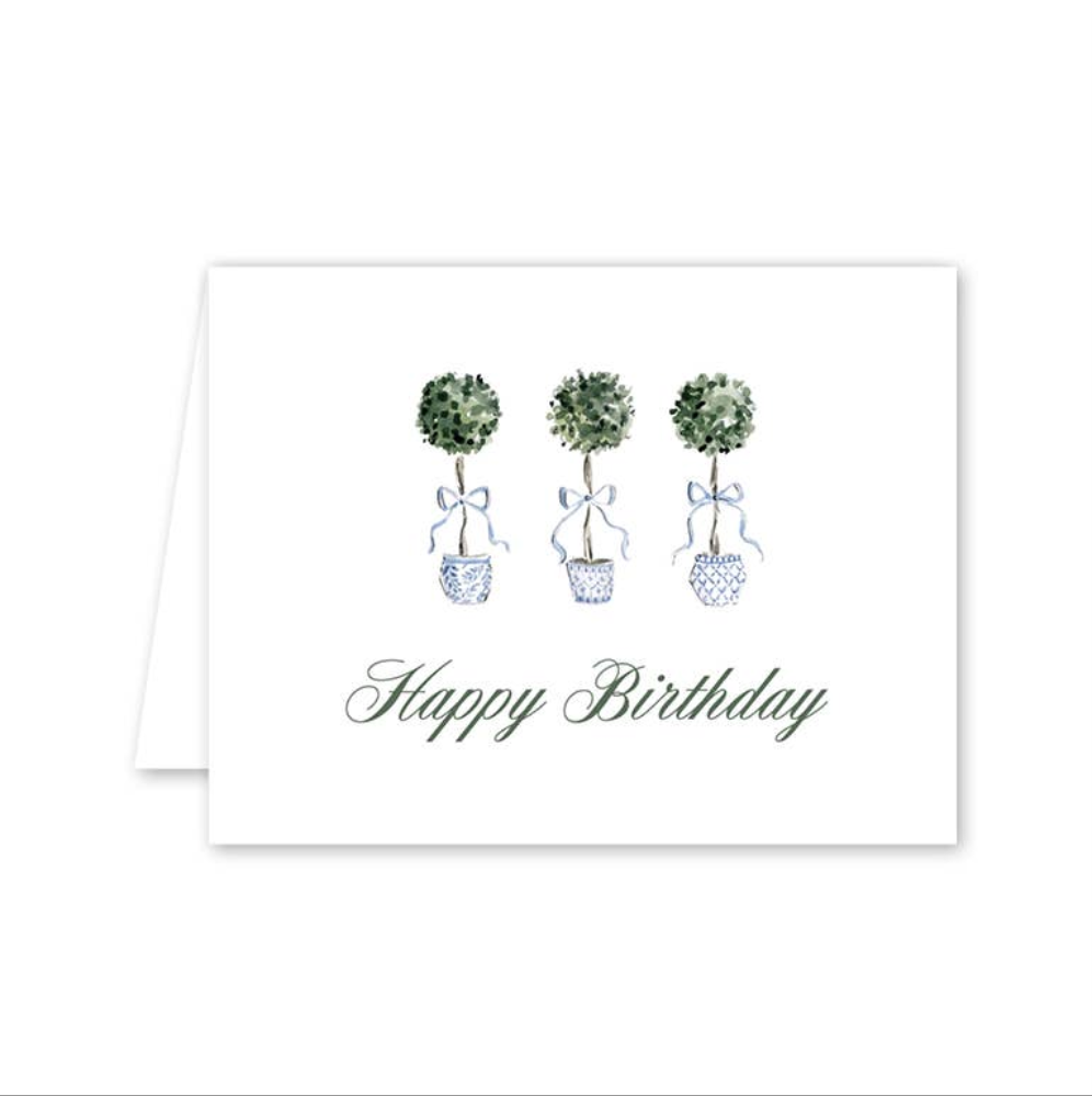Topiary Birthday Card-Greeting Cards-LNH Edit