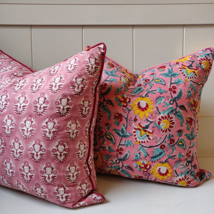 Pia Dusty Pink Cushion Cover-Cushion Covers-LNH Edit