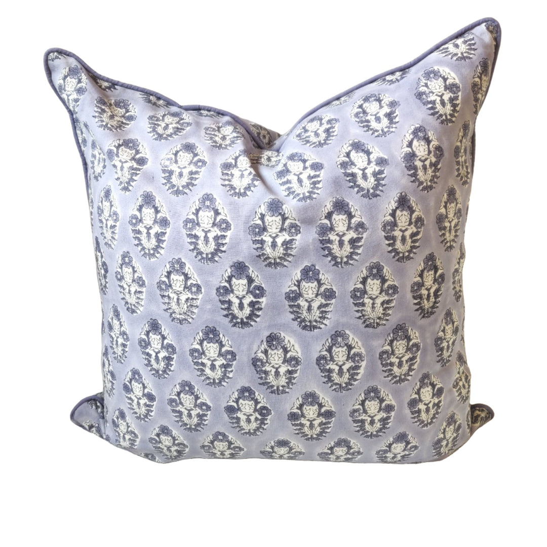 Pia Blue Cushion Cover-Cushion Covers-LNH Edit