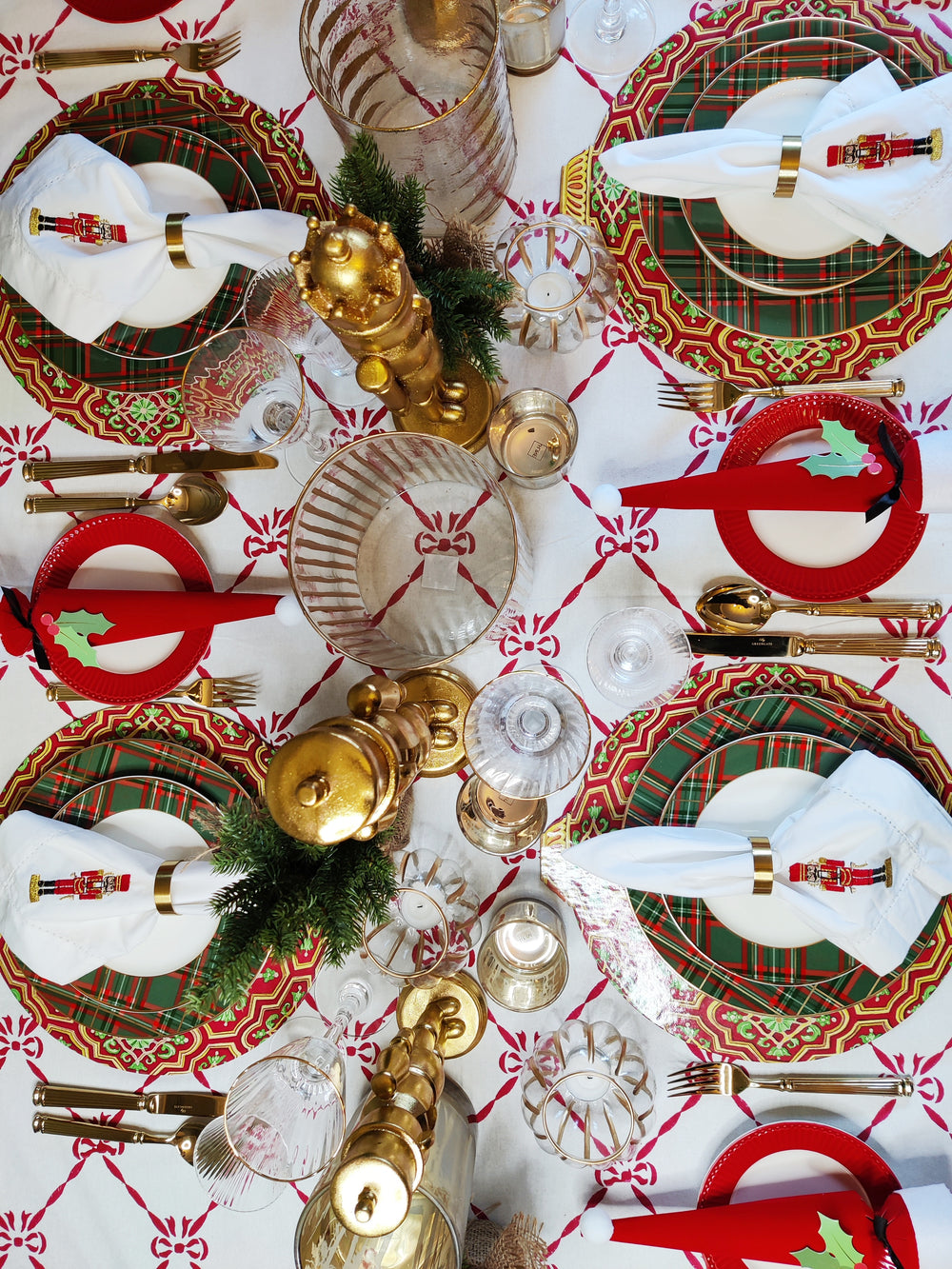 Red Imperial Placemats, Sold individually-Placemats-LNH Edit