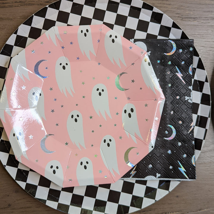 Spooked Small Paper Plate, set of 8-Paper Plates-LNH Edit