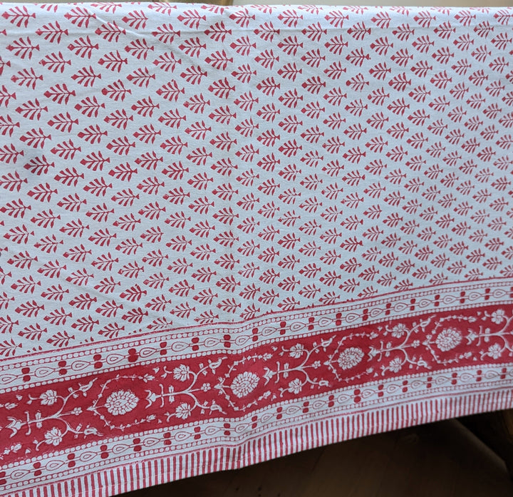 Sofia Red  Rectangular Tablecloth-Tablecloths-LNH Edit