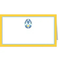 Easter Egg Foldover Placecards, Set of 10-Place Cards-LNH Edit