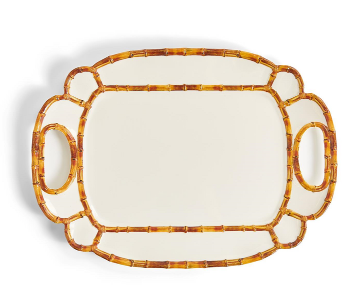 Bamboo Trimmed Platter/ Tray-Trays-LNH Edit