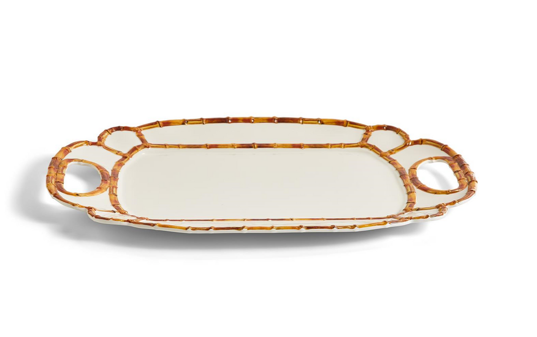Bamboo Trimmed Platter/ Tray-Trays-LNH Edit