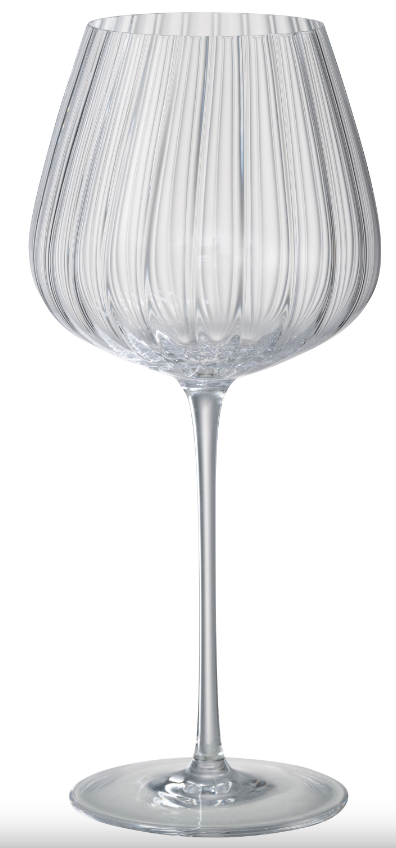 Stripe Wine Glass, Set of 6-Wine Glasses-LNH Edit
